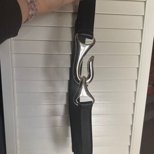 Stylish Black Genuine Leather Belt